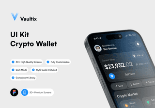 Vaultix | Crypto Wallet UI Kit