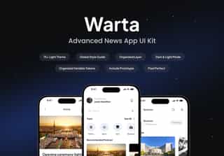 Warta - News App UI Kit