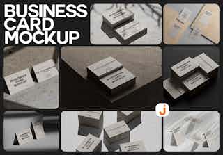 Clean and Minimal Business Card Mockups