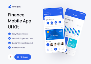 FinSight - Financial & Digital Wallet UI Kit