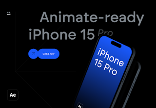 iPhone 15 Pro - Animated mockups