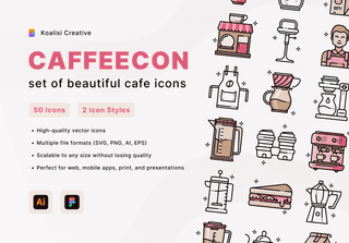 Caffeecon - Cafe Icons