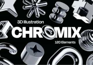 Chromix 3D Illustration