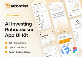 midasmind: AI Investing & Roboadvisor App UI Kit