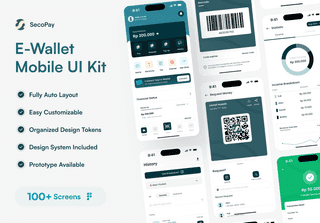 SecoPay: Smart Management e-Wallet App UI KIT