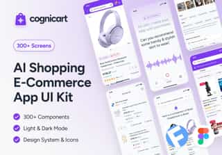 cognicart: AI Shopping & E-Commerce App UI Kit