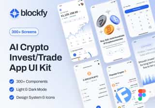 blockfy: AI Crypto Investing & Trading App UI Kit