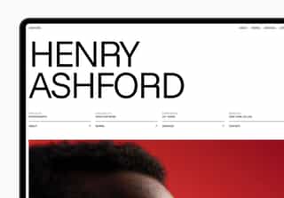 ASHFORD – Photographer Portfolio Website