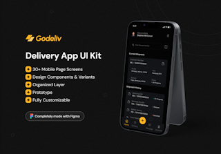 Godeliv - Delivery App UI Kit