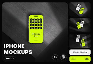 iPhone 16 Pro Mockups Vol.02