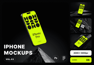 iPhone 16 Pro Mockups Vol.03