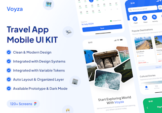 Voyza - Travel Booking App UI Kit