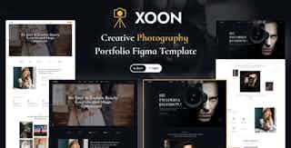 Xoon - Creative Photography Portfolio Figma Template