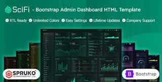 SCIFI - Bootstrap HTML Admin Dashboard Template