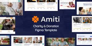 Amiti - Charity & Donation Figma Template