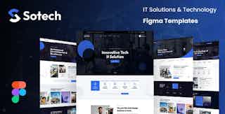 Sotech - Technology & IT Solutions Figma Template