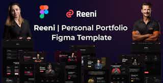 Reeni - Personal Portfolio Figma Template
