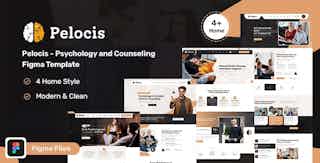 Pelocis - Psychology & Counseling Figma Template