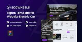 EcoWheels - Template for Website Electric Car