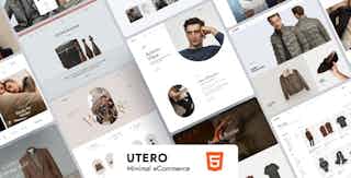 Utero - Minimalist & Modern eCommerce HTML Template