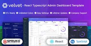 Velvet - React Typescript Dashboard Template