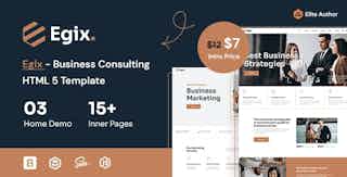 Egix - Business Consulting HTML5 Template