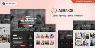 Agence – Digital Agency Figma Template