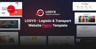 Logys- Logistic & Transport Website Figma File