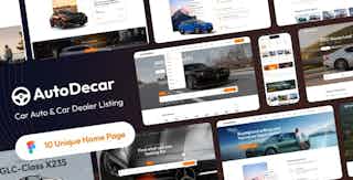 AutoDeal - Car Dealer, Rental & Listing Figma Template