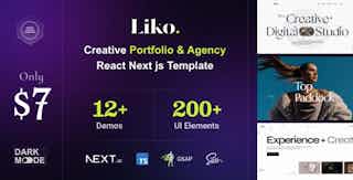 Liko - Creative Agency & Portfolio Next js Template