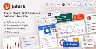 Jobick - React (Vite) Job Admin Dashboard Template