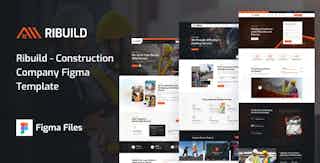 Ribuild – Construction Company Figma Template