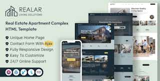 Realar - Real Estate Apartment Complex HTML Template