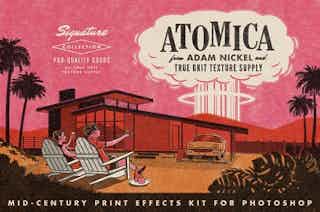 Atomica Mid-Century Print Effects