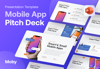 Moby - Mobile App PowerPoint Presentation Template