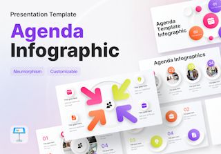 Agenda Infographic Keynote Presentation Template