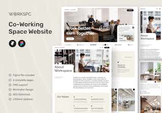 WorkScape - Co-Working Space Template