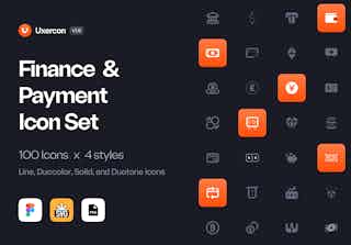 Finance & Payment - Uxercon Icon Set