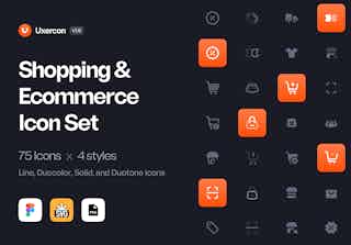 Shopping & Ecommerce - Uxercon Icon Set