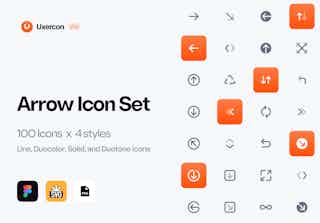 Arrows - Uxercon Icon Set