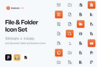 File & Folder - Uxercon Icon Set