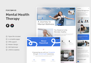 PeaceHub - Mental Health Therapy Framer Template