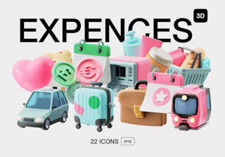 Expenses 3D Icons