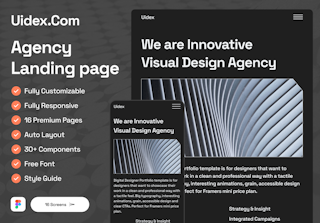 Uidex - Digital Agency Website