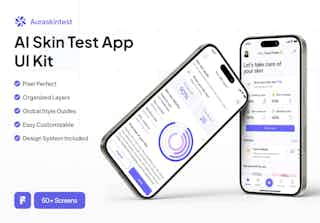 AI Skintest Mobil App UI Kit