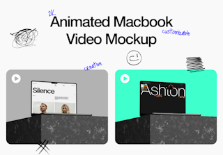 Animated Macbook Video Mockup