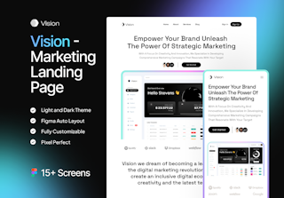 Vision - Marketing Landing Page