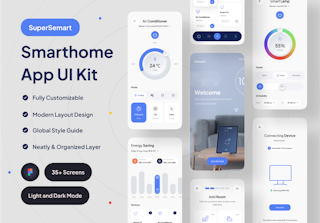 SuperSemart - Smarthome App UI Kit