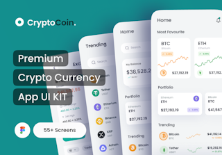CryptoCoin - Crypto Wallet And Finance App UI Kit