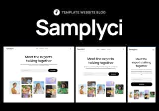 Samplyci - Blog Framer Template